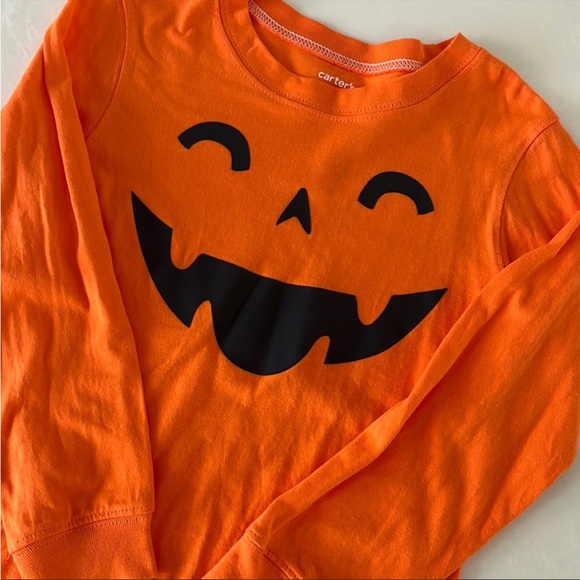 Carter’s Pumpkin Face Shirt - Picture 1 of 4